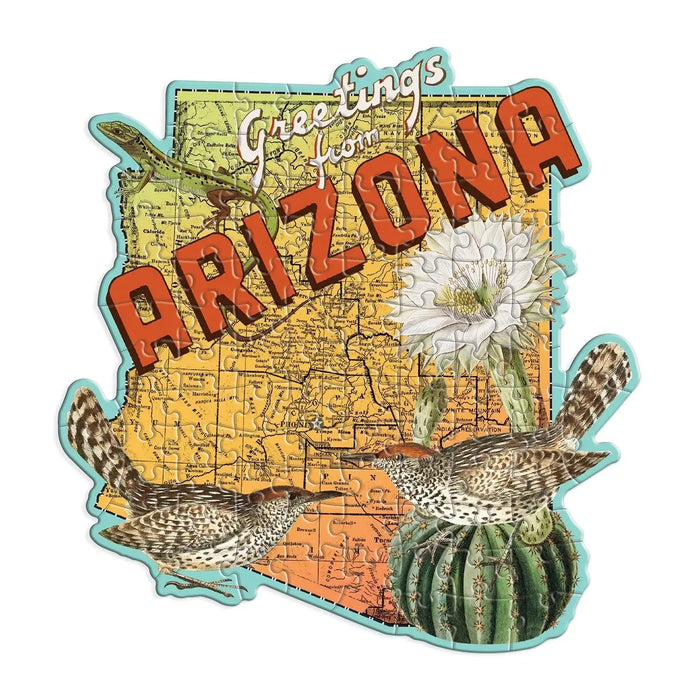 Arizona 100 Piece Mini Shaped Jigsaw Puzzle Galison - for just $7.99! 
