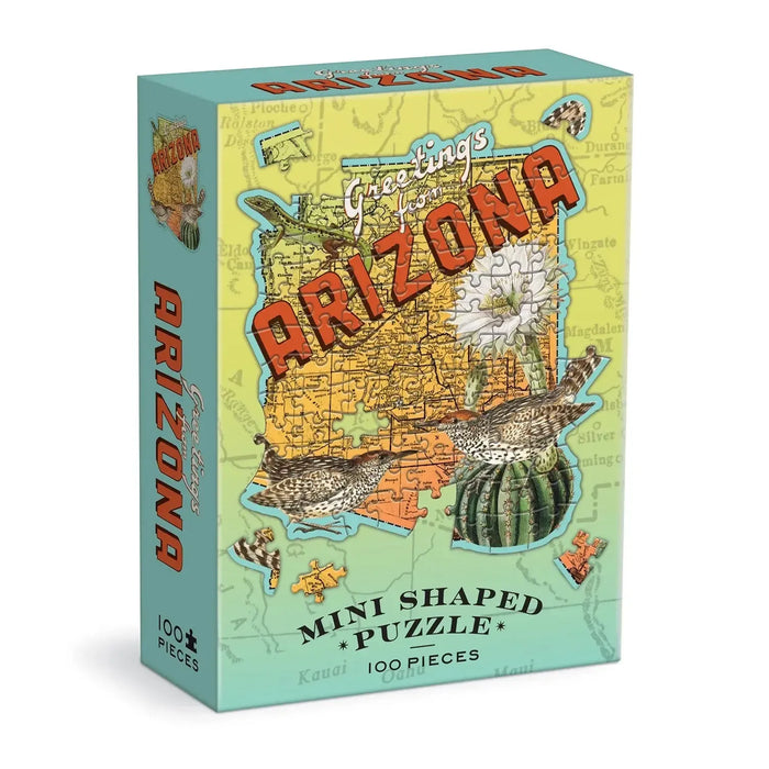 Arizona 100 Piece Mini Shaped Jigsaw Puzzle Galison - for just $7.99! 