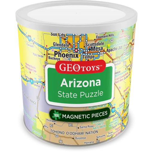 Arizona State 100 Piece Magnetic Jigsaw Puzzle Geotoys - for just $11.99! 