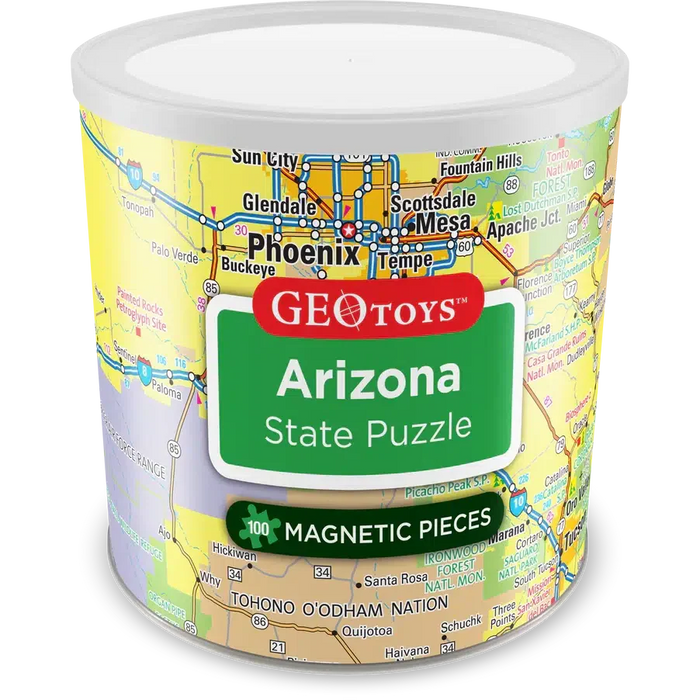Arizona State 100 Piece Magnetic Jigsaw Puzzle Geotoys - for just $11.99! 