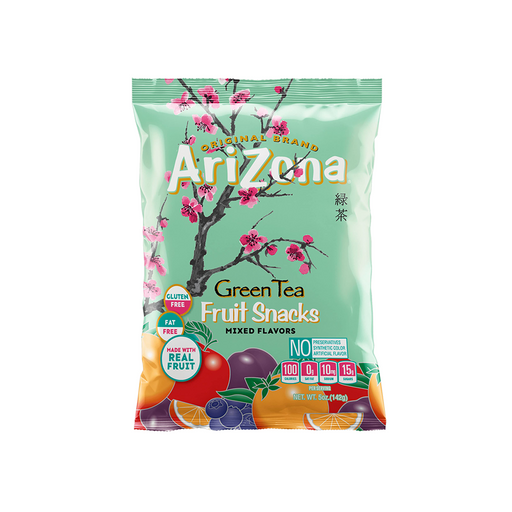 Arizona Green Tea Fruit Snack 5oz Bag (US) - Premium Sweets & Treats - Just $3.49! Shop now at Retro Gaming of Denver