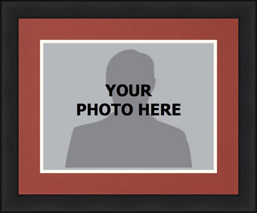 NHL Hockey Photo Picture Frame Kit - Arizona Coyotes (Brick Red Matting, White Trim) - for just $29.99! 