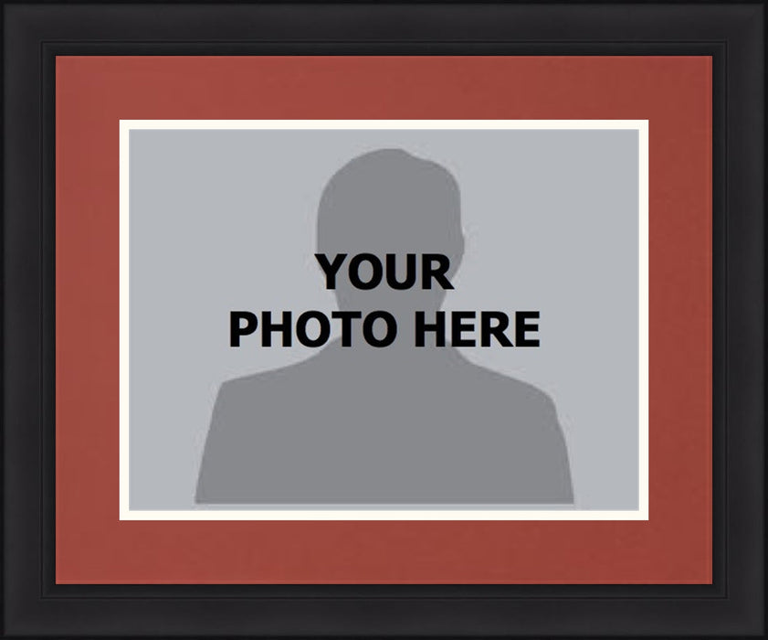 NHL Hockey Photo Picture Frame Kit - Arizona Coyotes (Brick Red Matting, White Trim) - for just $29.99! 