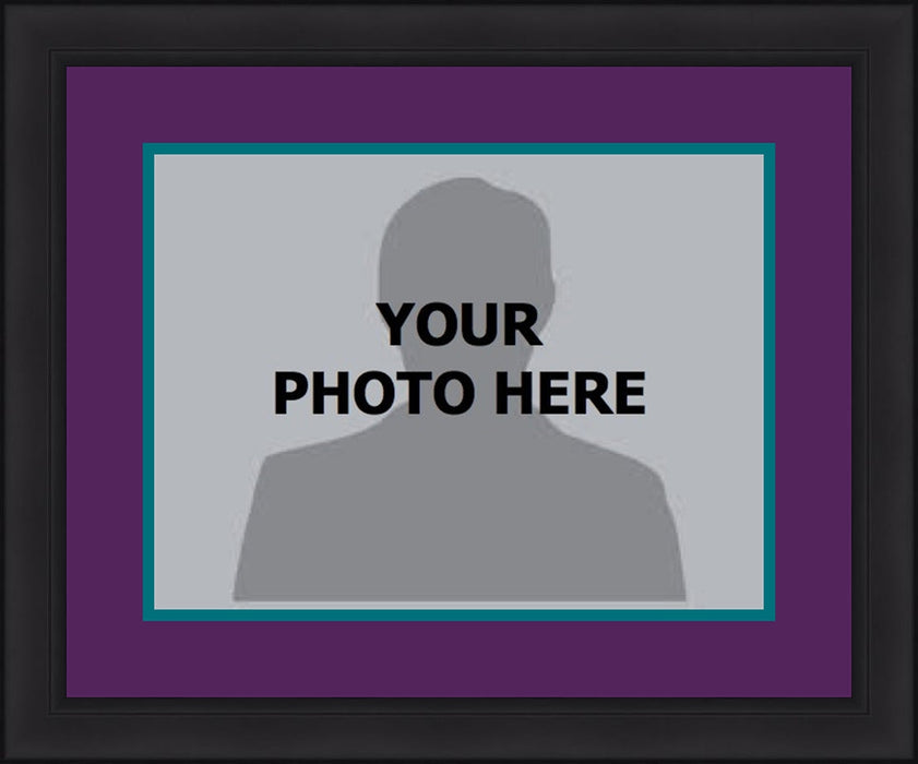 MLB Baseball Photo Picture Frame Kit - Arizona Diamondbacks (Purple Matting, Teal Trim) - for just $29.99! 