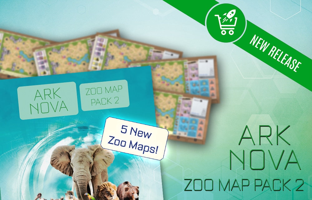 Ark Nova: Zoo Map Pack 2 - for just $12.99! 