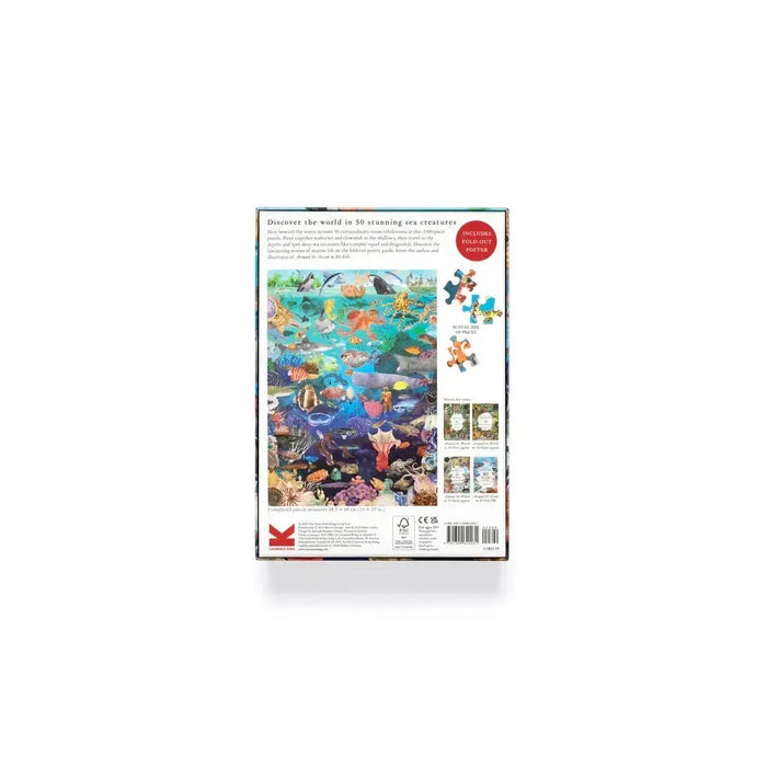 Around the World in 50 Fish 1000 Piece Jigsaw Puzzle Laurence King - for just $24.99! 