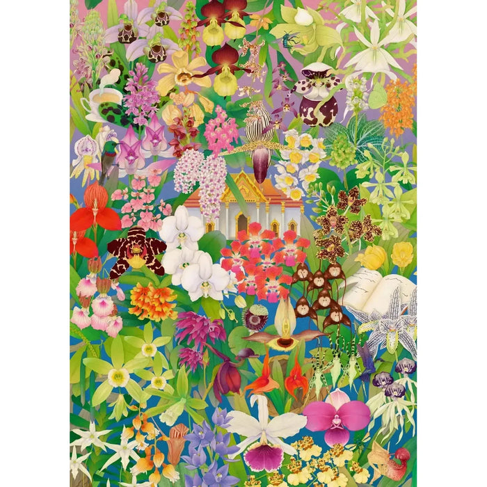 Around the World in 50 Orchids 1000 Piece Jigsaw Puzzle Laurence King - for just $24.99! 