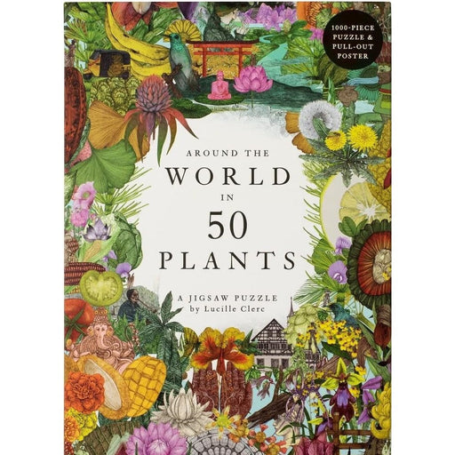 Around the World in 50 Plants 1000 Piece Jigsaw Puzzle Laurence King - for just $24.99! 