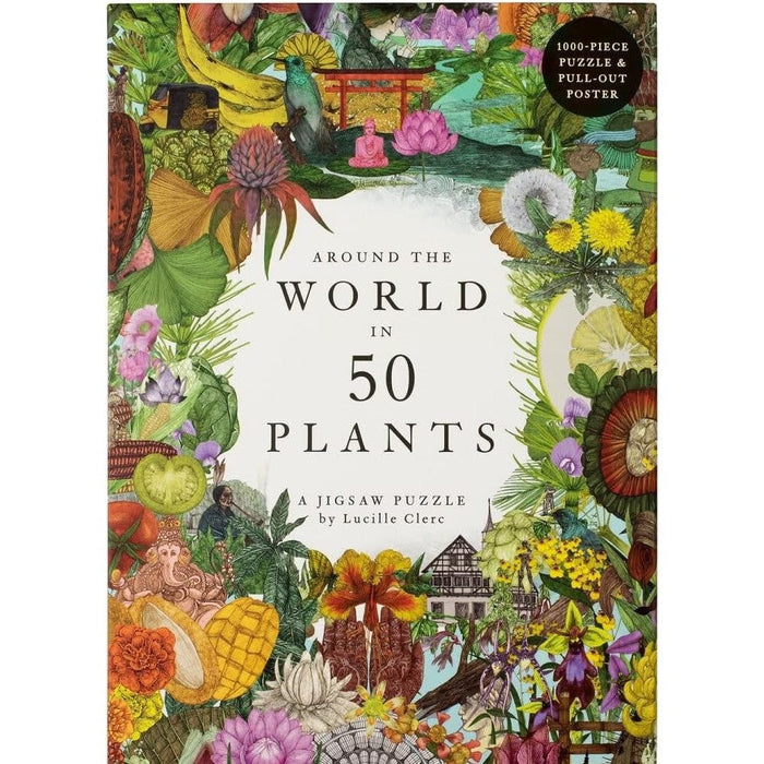 Around the World in 50 Plants 1000 Piece Jigsaw Puzzle Laurence King - for just $24.99! 