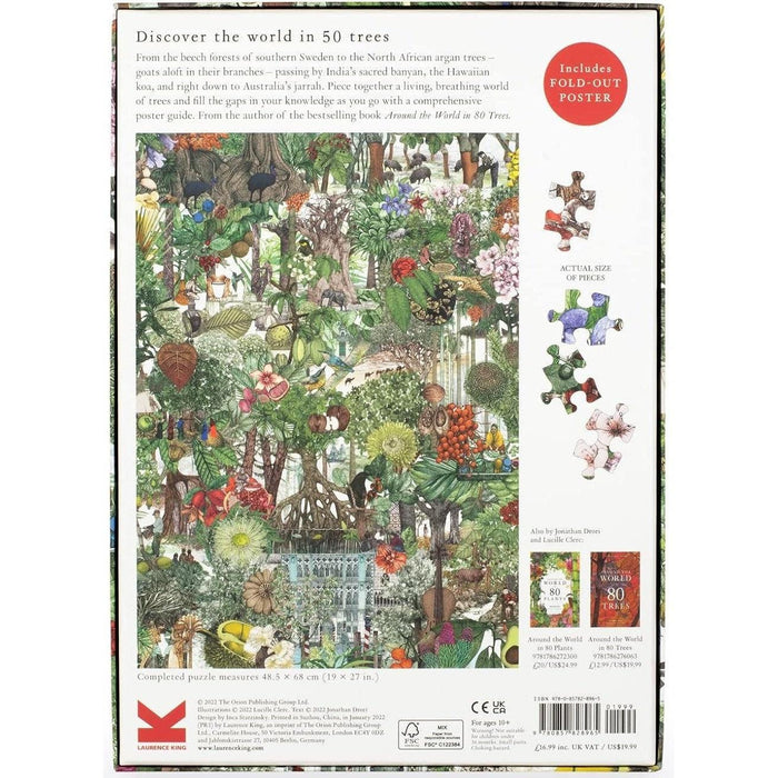 Around the World in 50 Trees 1000 Piece Jigsaw Puzzle Laurence King - for just $24.99! 
