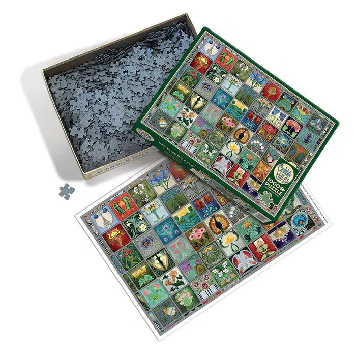 Art Nouveau Tiles 1000 Piece Jigsaw Puzzle Cobble Hill - for just $19.99! 