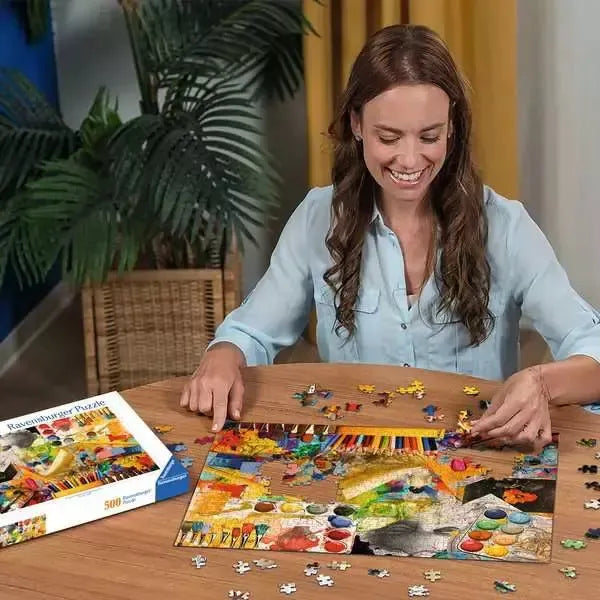 Art Studio 500 Piece Jigsaw Puzzle Ravensburger - for just $19.99! 