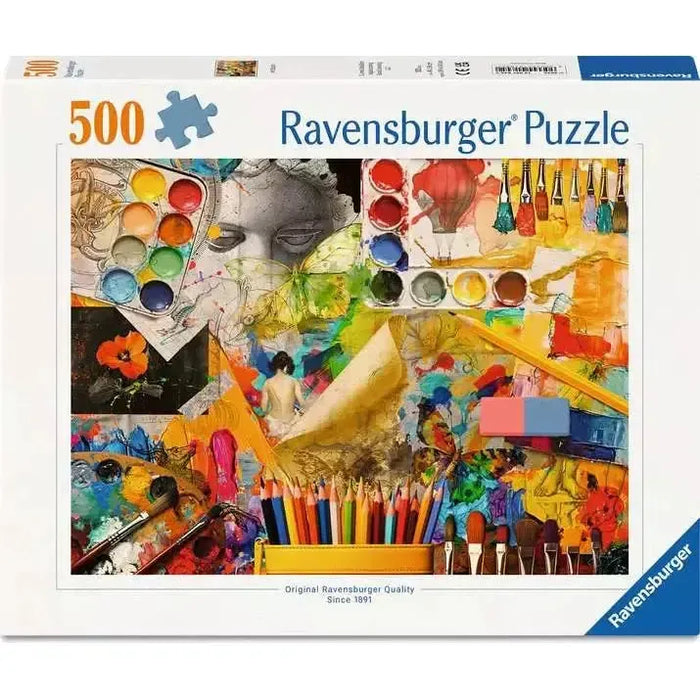 Art Studio 500 Piece Jigsaw Puzzle Ravensburger - for just $19.99! 
