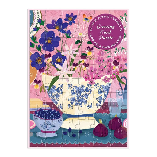 Art of the Table Greeting Card 60 Piece Jigsaw Puzzle Galison - for just $7.99! 