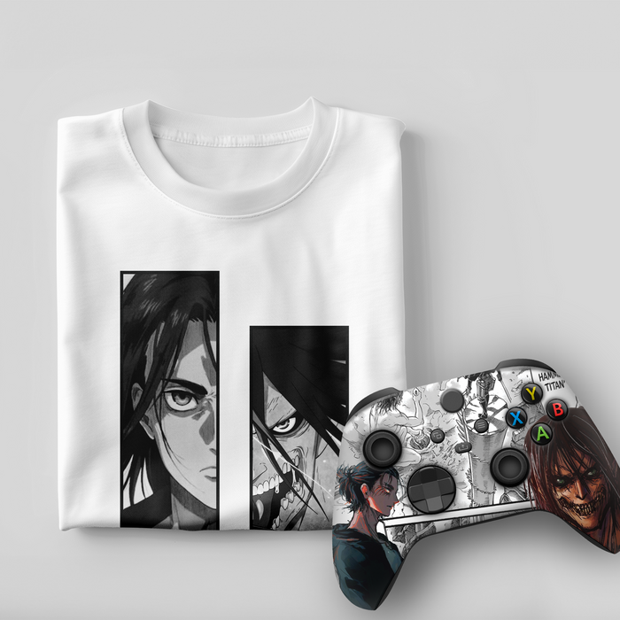 Attack on Titan Bundle – T-Shirt & Xbox Series X Controller - for just $149.99! 