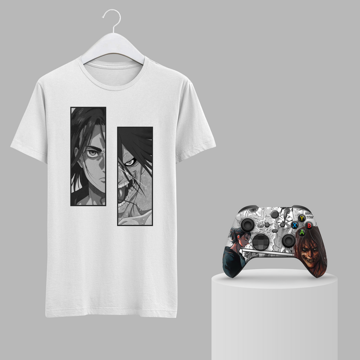 Attack on Titan Bundle – T-Shirt & Xbox Series X Controller - for just $149.99! 