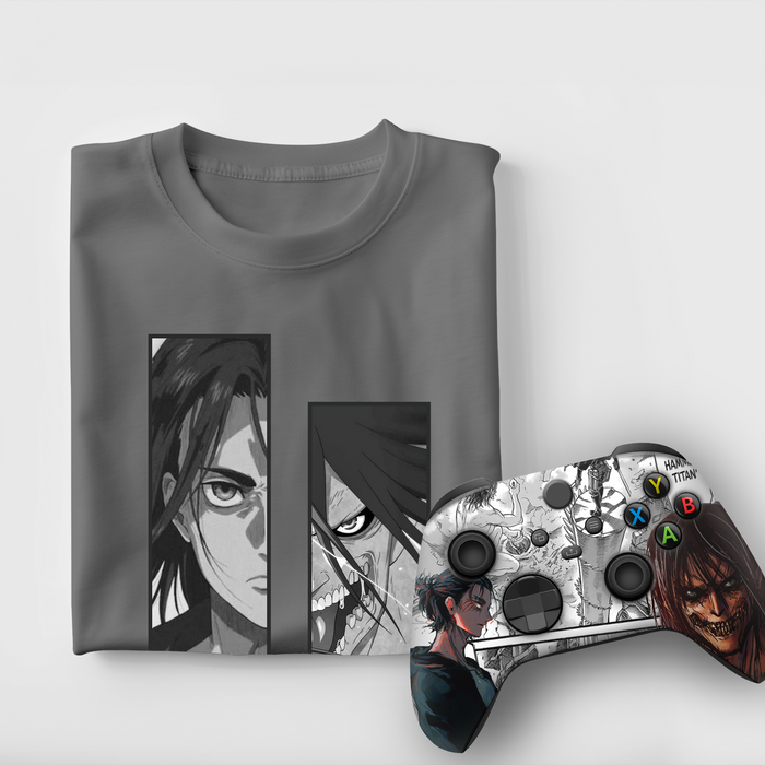 Attack on Titan Bundle – T-Shirt & Xbox Series X Controller - for just $149.99! 