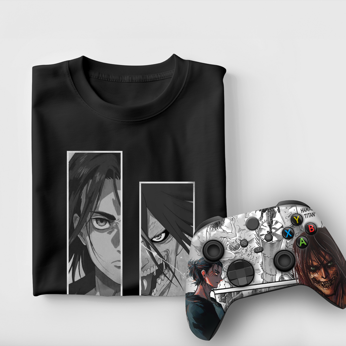 Attack on Titan Bundle – T-Shirt & Xbox Series X Controller - for just $149.99! 