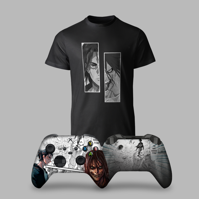 Attack on Titan Bundle – T-Shirt & Xbox Series X Controller - for just $149.99! 