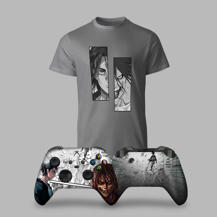 Attack on Titan Bundle – T-Shirt & Xbox Series X Controller - for just $149.99! 