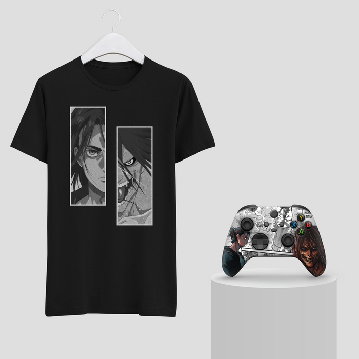 Attack on Titan Bundle – T-Shirt & Xbox Series X Controller - for just $149.99! 
