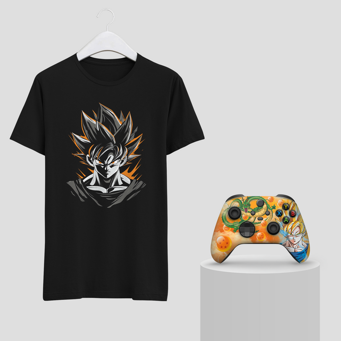 DBZ Goku Bundle – T-Shirt & Xbox Series X Controller - for just $149.99! 