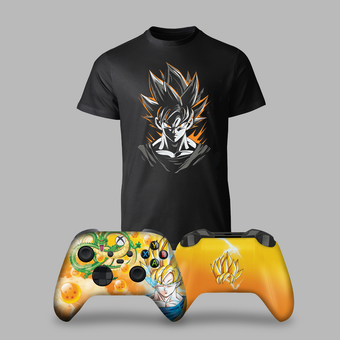 DBZ Goku Bundle – T-Shirt & Xbox Series X Controller - for just $149.99! 