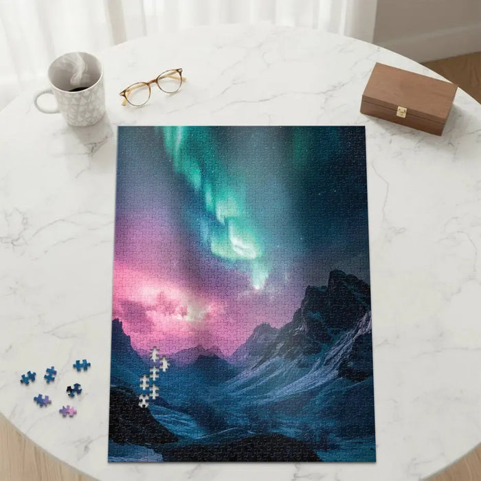 Artic Aurora 1000 Piece Jigsaw Puzzle Final Piece - for just $19.99! 