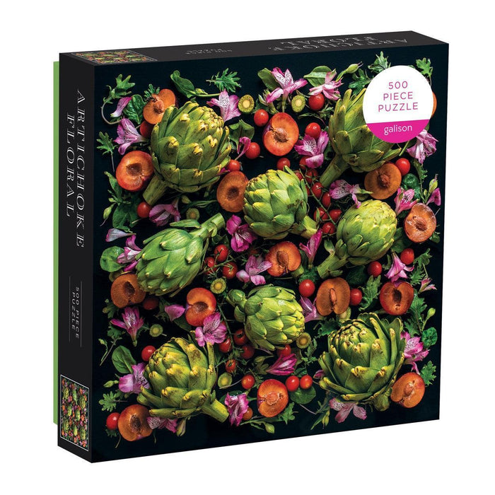 Artichoke Floral 500 Piece Jigsaw Puzzle Galison - for just $17.99! 