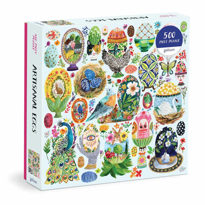 Artisanal Eggs 500 Piece Jigsaw Puzzle Galison - for just $17.99! 