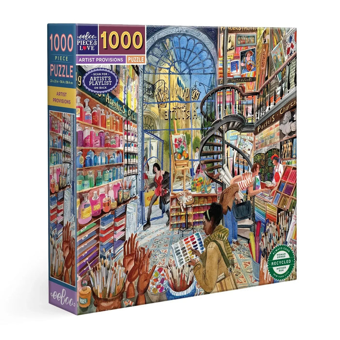 Artist Provisions 1000 Piece Jigsaw Puzzle eeBoo - for just $26.99! 