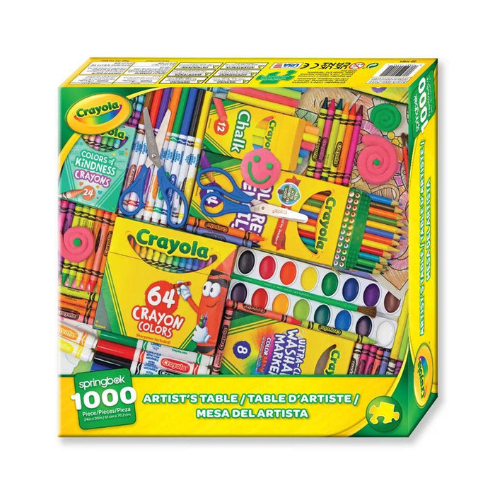 Artist's Table 1000 Piece Jigsaw Puzzle Springbok - for just $19.99! 
