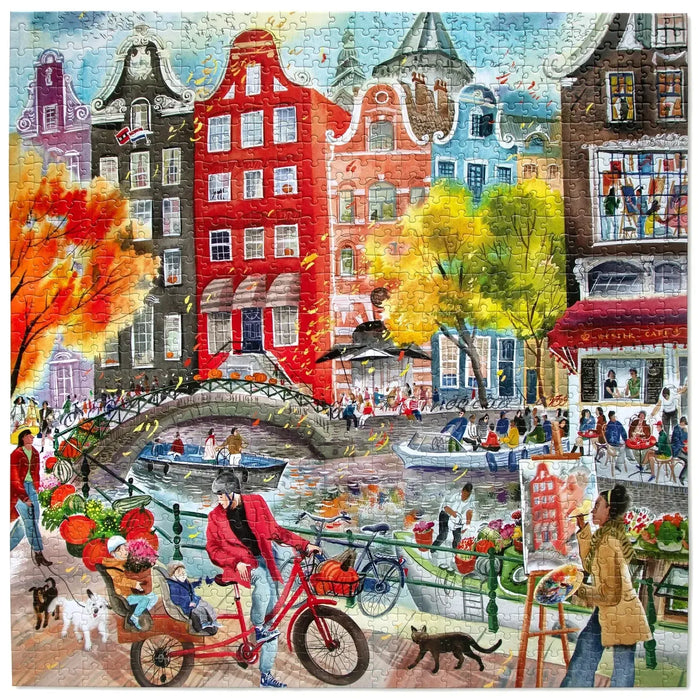 Artists in Amsterdam 1000 Piece Jigsaw Puzzle eeBoo - for just $26.99! 
