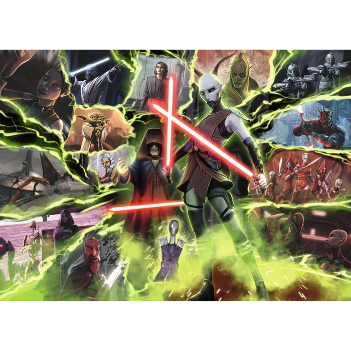 Asajj Ventress "Star Wars Villainous" 1000 Piece Jigsaw Puzzle Ravensburger - for just $29.99! 