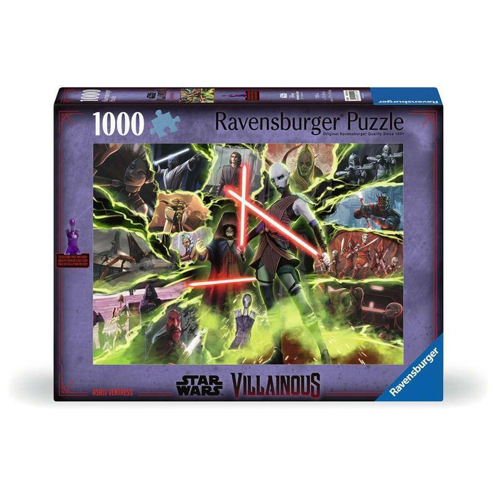 Asajj Ventress "Star Wars Villainous" 1000 Piece Jigsaw Puzzle Ravensburger - for just $29.99! 