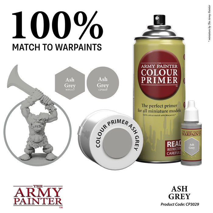 Army Painter Colour Primer: Ash Grey - for just $17.99! 