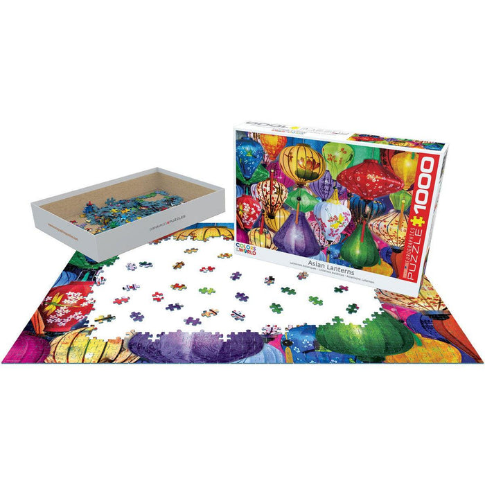 Asian Lanterns 1000 Piece Jigsaw Puzzle Eurographics - for just $19.99! 