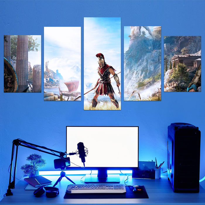 Exclusive Assassin's Creed Odyssey Canvas Art -Adventure-Inspired Design, Ready-to-Hang, Unique Gamer Decor - for just $105! 