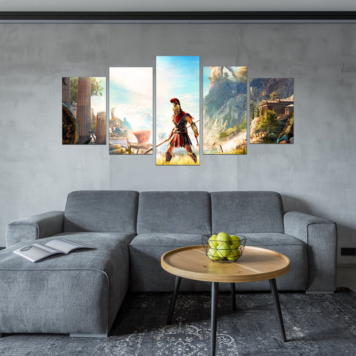 Exclusive Assassin's Creed Odyssey Canvas Art -Adventure-Inspired Design, Ready-to-Hang, Unique Gamer Decor - for just $105! 