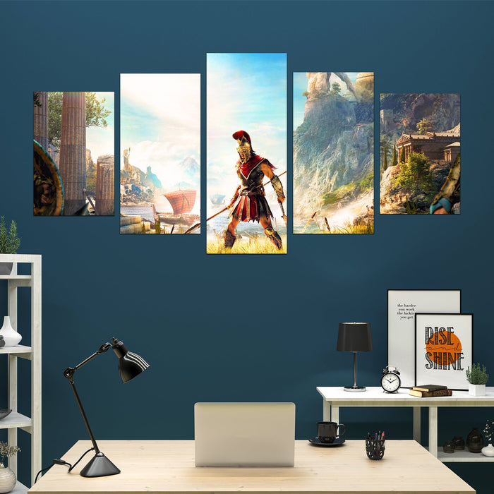 Exclusive Assassin's Creed Odyssey Canvas Art -Adventure-Inspired Design, Ready-to-Hang, Unique Gamer Decor - for just $105! 