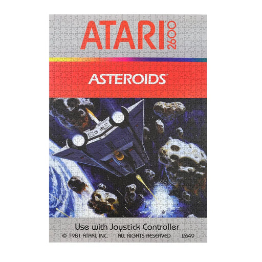Asteroids Atari 1000 Piece Premium Jigsaw Puzzle Blue Kazoo - for just $39.99! 