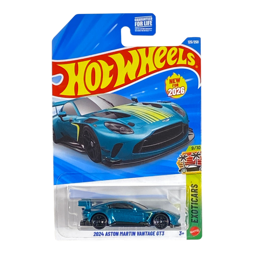 Hot Wheels 2024 Aston Martin Vantage GT3 | Exoticars Series 9/10 - for just $1.99! 