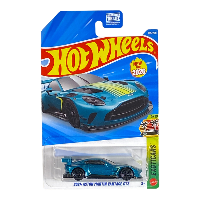 Hot Wheels 2024 Aston Martin Vantage GT3 | Exoticars Series 9/10 - for just $1.99! 