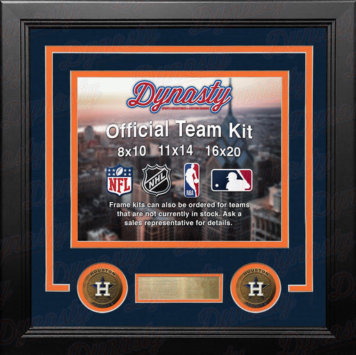 Houston Astros Custom MLB Baseball 11x14 Picture Frame Kit (Multiple Colors) - for just $39.99! 