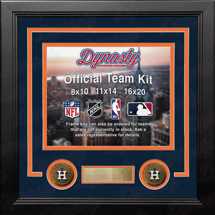 Houston Astros Custom MLB Baseball 11x14 Picture Frame Kit (Multiple Colors) - for just $39.99! 