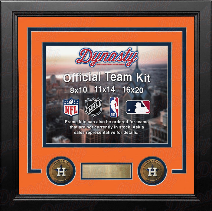 Houston Astros Custom MLB Baseball 8x10 Picture Frame Kit (Multiple Colors) - for just $29.99! 