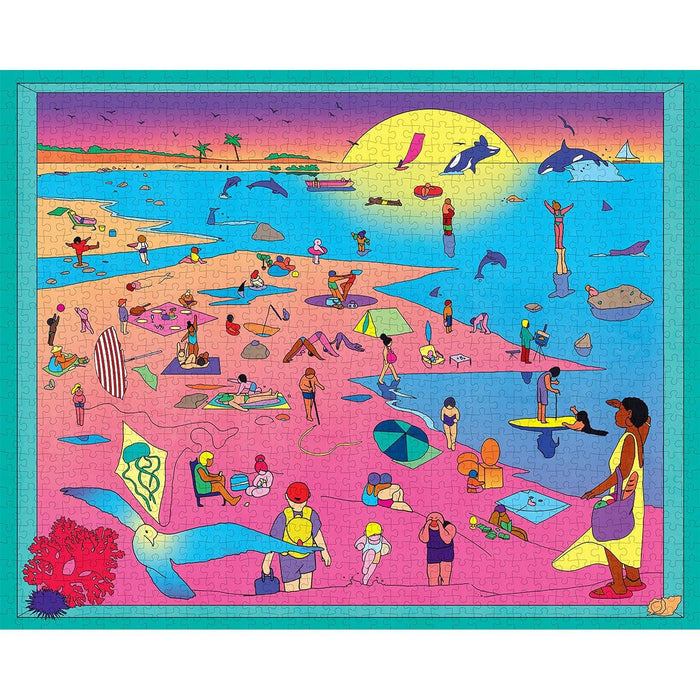 At the Beach 1000 Piece Jigsaw Puzzle PA Press - for just $19.99! 