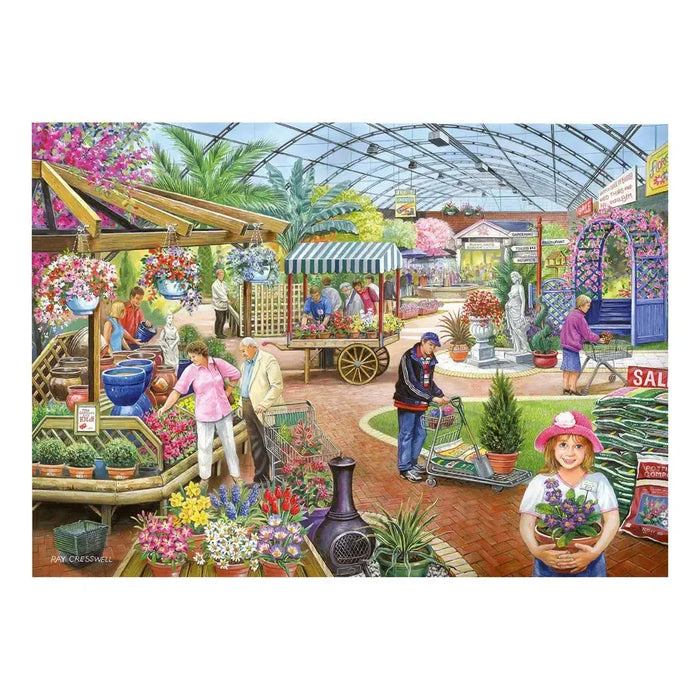 At the Garden Center 500 Piece Jigsaw Puzzle HOP - for just $19.99! 
