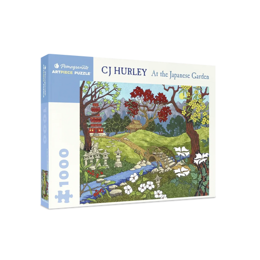 At the Japanese Garden 1000 Piece Jigsaw Puzzle Pomegranate - for just $24.99! 