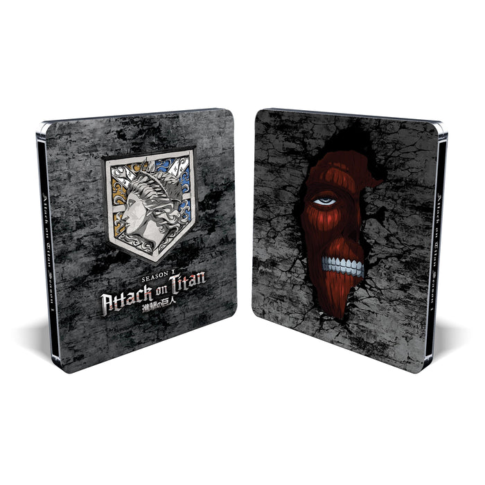Attack on Titan: Season 1 - Limited Edition Steelbook (Blu-ray) - for just $69.99! 